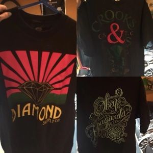 Diamond supply shirt bundle